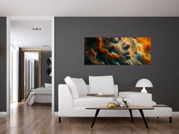 Slika - Lice u svemiru (120x50 cm)