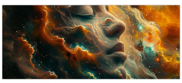Slika - Lice u svemiru (120x50 cm)