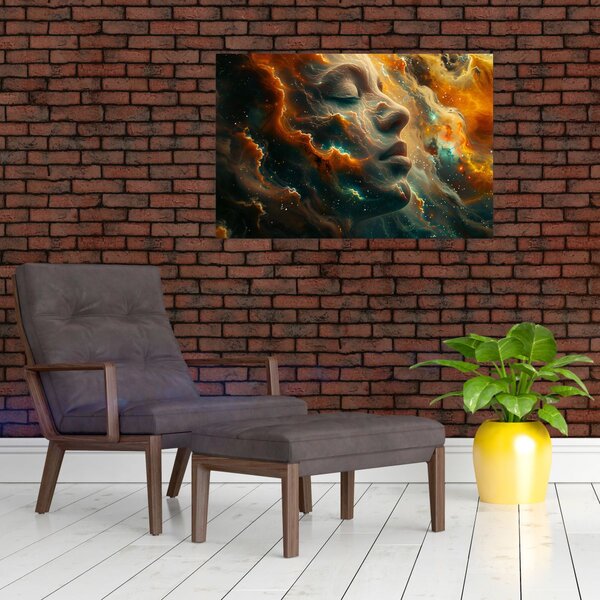 Slika - Lice u svemiru (90x60 cm)