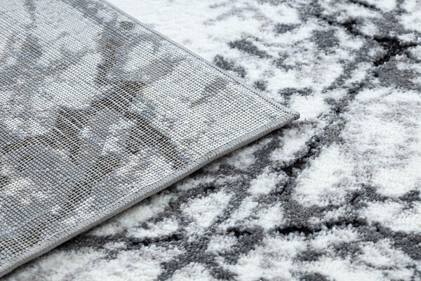 Tepih moderna COZY 8871 Marble, Mramor - Strukturiran, dvije razine flora Siva