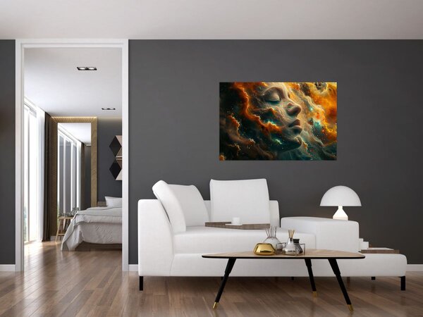 Slika - Lice u svemiru (90x60 cm)