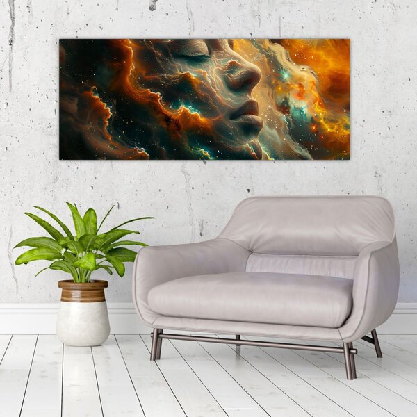 Slika - Lice u svemiru (120x50 cm)