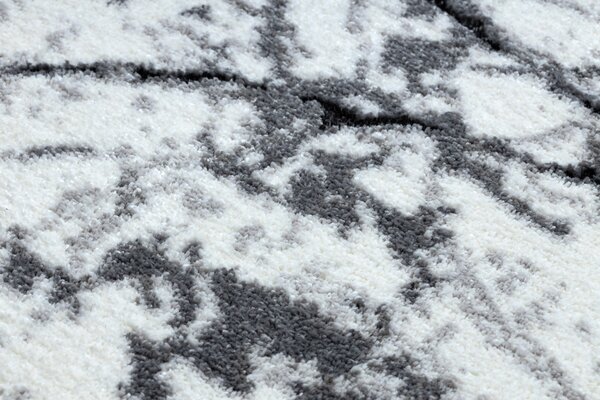 Tepih moderna COZY 8871 Marble, Mramor - Strukturiran, dvije razine flora Siva