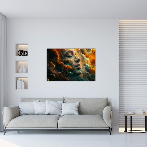 Slika - Lice u svemiru (90x60 cm)