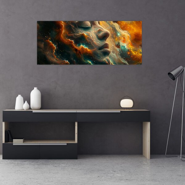 Slika - Lice u svemiru (120x50 cm)