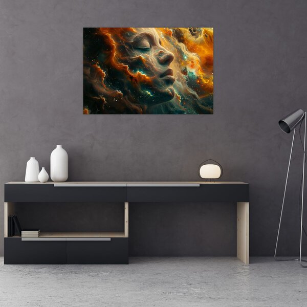 Slika - Lice u svemiru (90x60 cm)