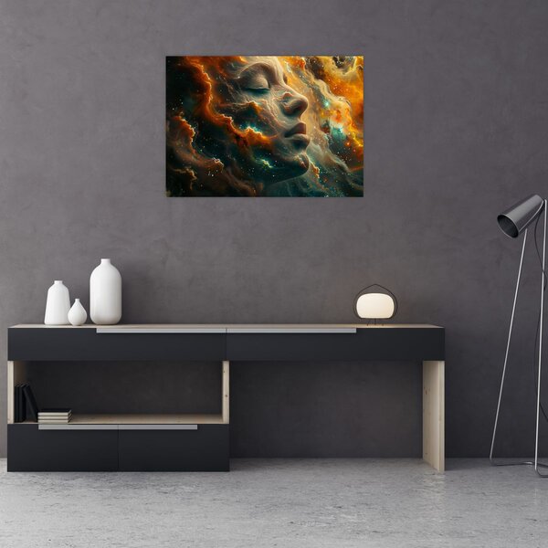 Slika - Lice u svemiru (70x50 cm)