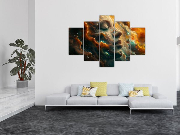 Slika - Lice u svemiru (150x105 cm)