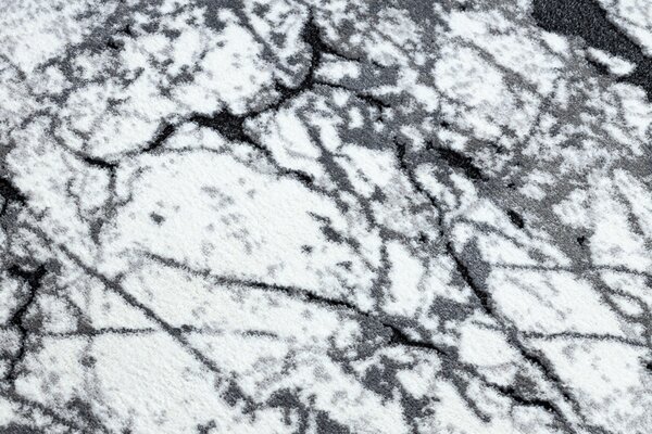 Tepih moderna COZY 8871 Marble, Mramor - Strukturiran, dvije razine flora Siva
