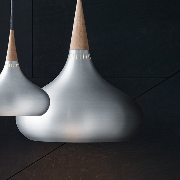 Viseće Svjetiljka FRITZ HANSEN, Orient P3, prigušiv, Metalik, Dnevna soba, Metal, Dizajn