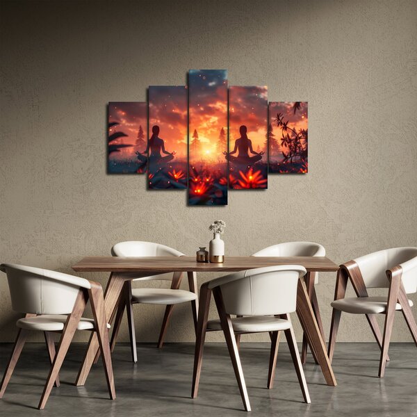Slika - Joga u prirodi (150x105 cm)
