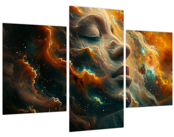 Slika - Lice u svemiru (90x60 cm)