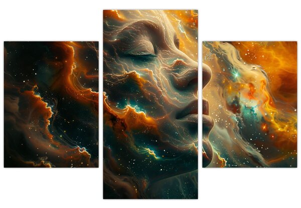 Slika - Lice u svemiru (90x60 cm)