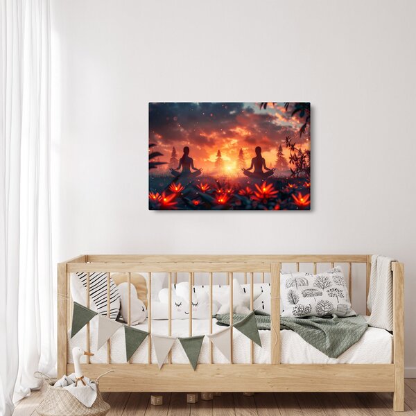 Slika - Joga u prirodi (90x60 cm)