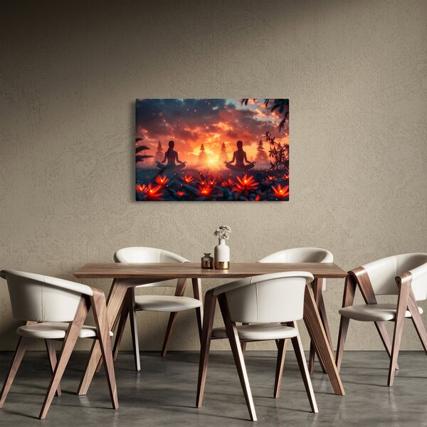 Slika - Joga u prirodi (90x60 cm)