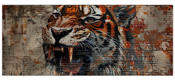 Slika - Tigar od cigle (120x50 cm)