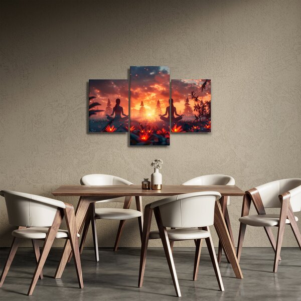 Slika - Joga u prirodi (90x60 cm)