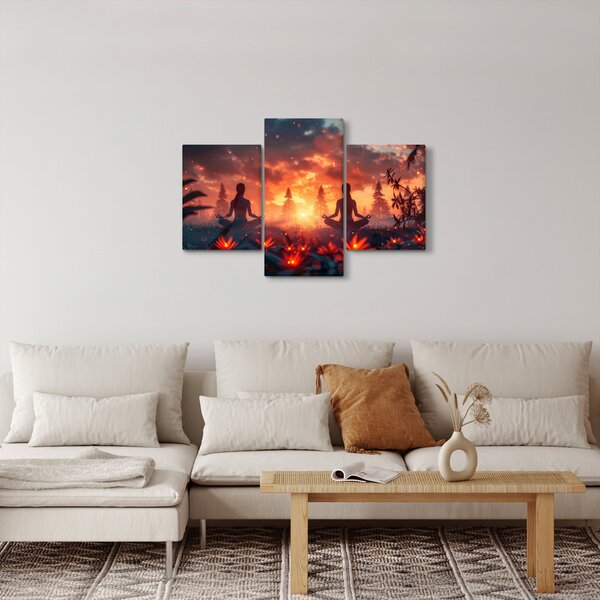 Slika - Joga u prirodi (90x60 cm)