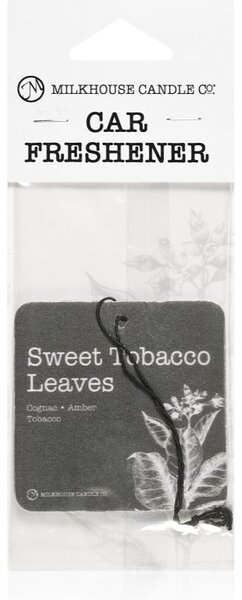 Milkhouse Candle Co. Creamery Sweet Tobacco Leaves viseća mirisna oznaka za auto 1 kom