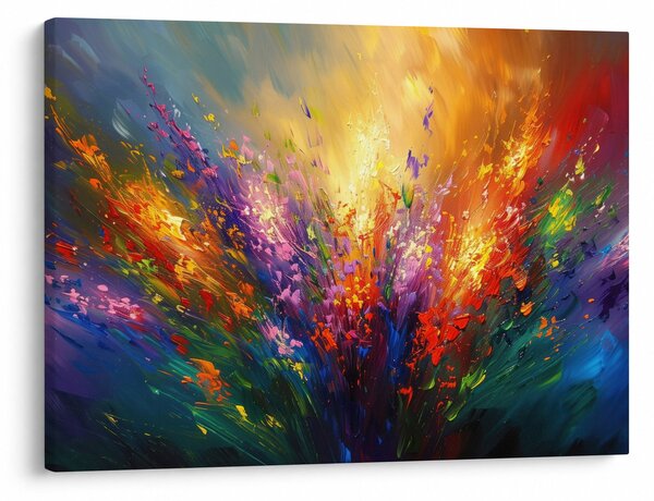 Slika - Apstrakcija cvijeća (70x50 cm)