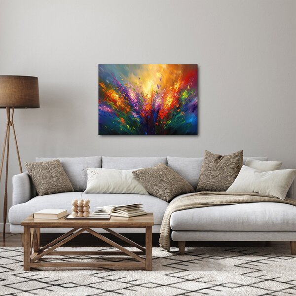 Slika - Apstrakcija cvijeća (70x50 cm)