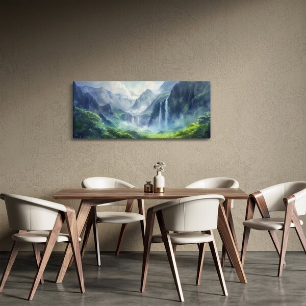 Slika - Dolina vodopada (120x50 cm)
