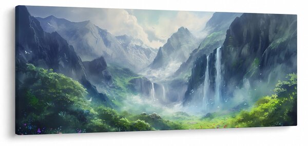 Slika - Dolina vodopada (120x50 cm)
