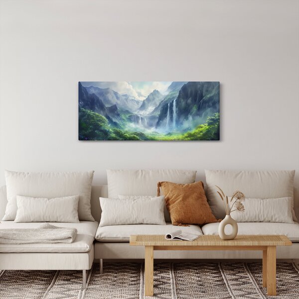 Slika - Dolina vodopada (120x50 cm)