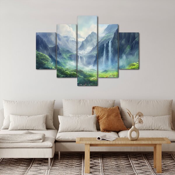 Slika - Dolina vodopada (150x105 cm)