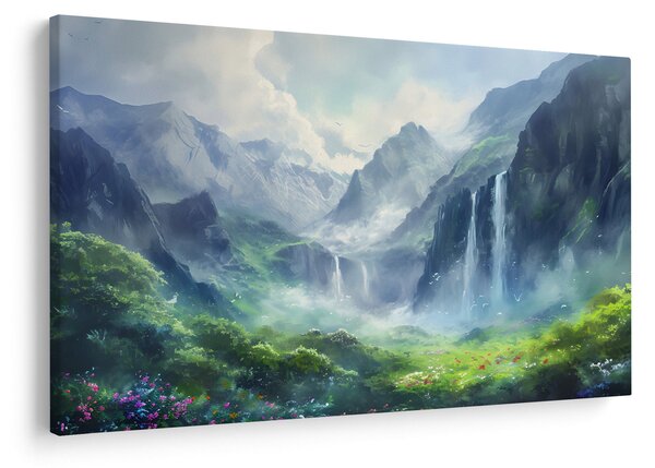 Slika - Dolina vodopada (90x60 cm)