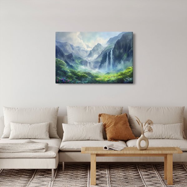 Slika - Dolina vodopada (90x60 cm)