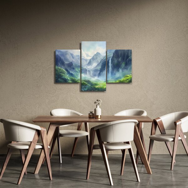 Slika - Dolina vodopada (90x60 cm)