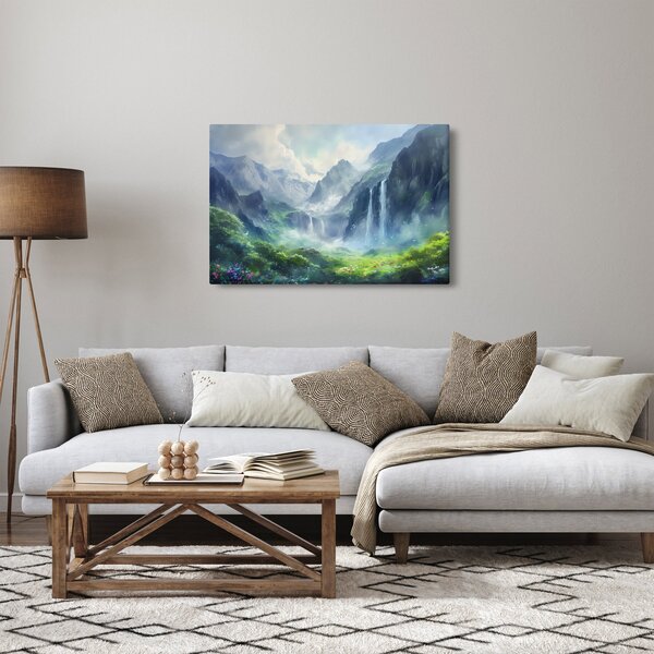 Slika - Dolina vodopada (90x60 cm)
