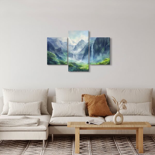 Slika - Dolina vodopada (90x60 cm)