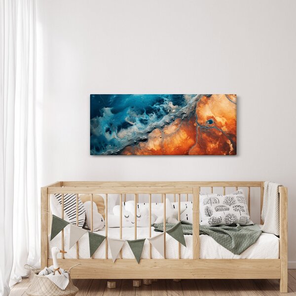 Slika - Voda i vatra (120x50 cm)
