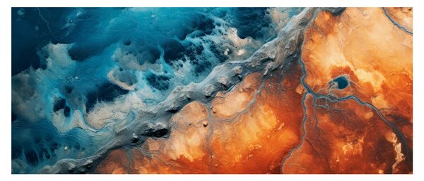 Slika - Voda i vatra (120x50 cm)