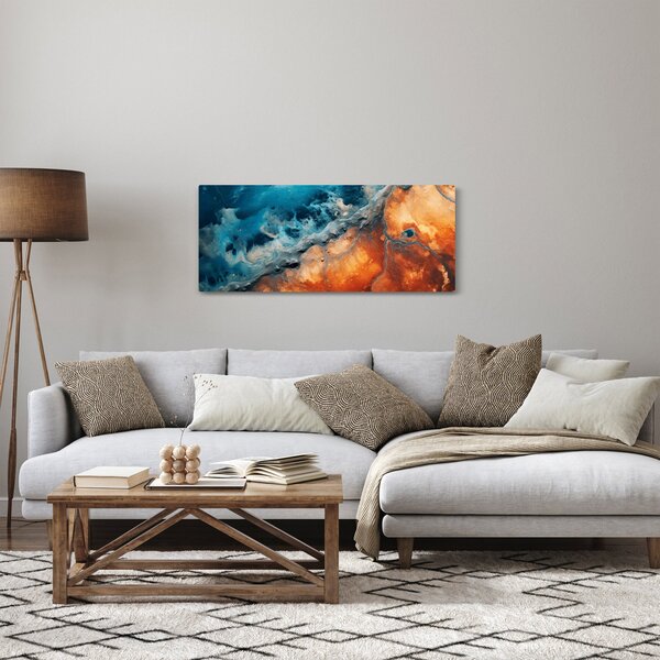 Slika - Voda i vatra (120x50 cm)