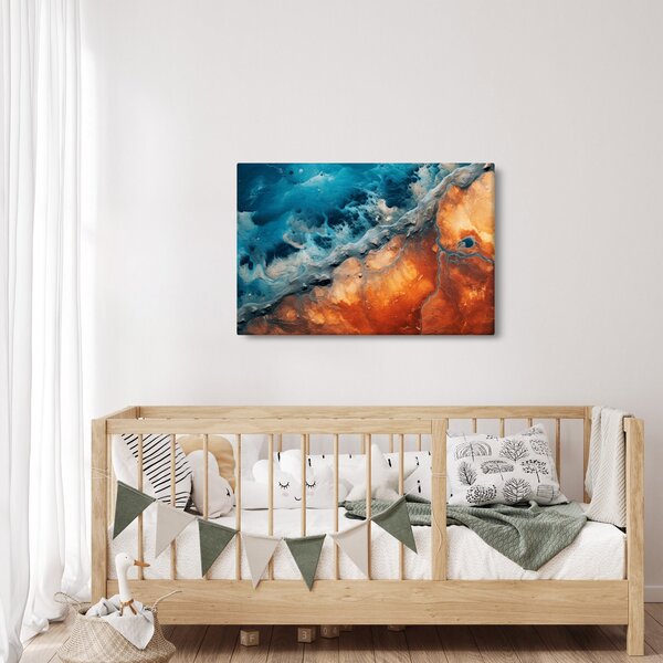 Slika - Voda i vatra (90x60 cm)