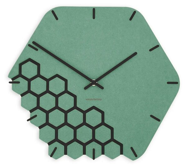 Zidni sat Luxhora Fragmenta Mint Green 11 boja kazaljki