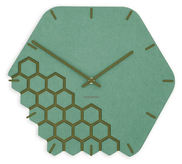 Zidni sat Luxhora Fragmenta Mint Green 11 boja kazaljki
