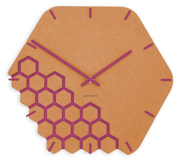 Zidni sat Luxhora Fragmenta Orange 11 boja kazaljki