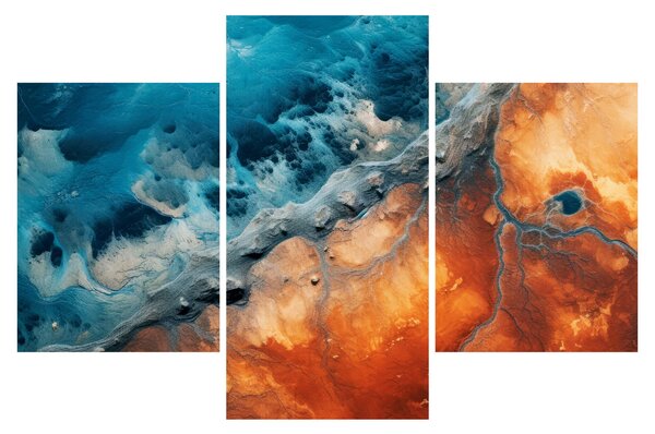 Slika - Voda i vatra (90x60 cm)