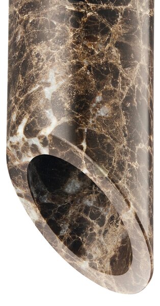 Viseće Svjetiljka DESIGN BY US, Marble Art, prigušiv, Smeđa / hrđa, Dnevna soba, Mramor, Dizajn
