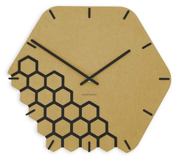 Zidni sat Luxhora Fragmenta Yellow 11 boja kazaljki