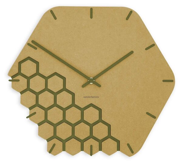 Zidni sat Luxhora Fragmenta Yellow 11 boja kazaljki
