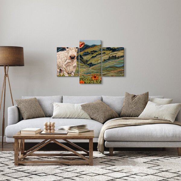 Slika - Imitacija pletenog motiva (90x60 cm)