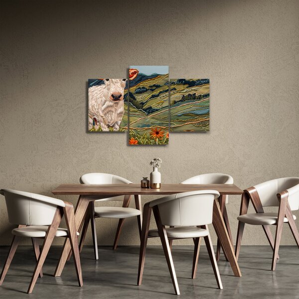 Slika - Imitacija pletenog motiva (90x60 cm)
