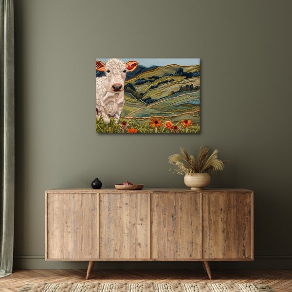 Slika - Imitacija pletenog motiva (70x50 cm)