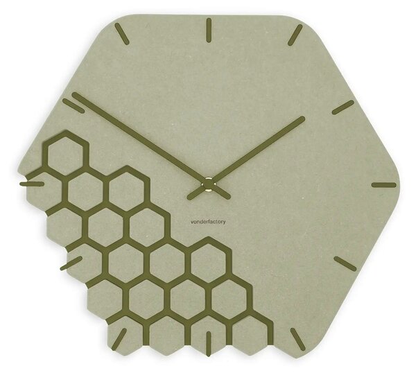 Zidni sat Luxhora Fragmenta Khaki 11 boja kazaljki