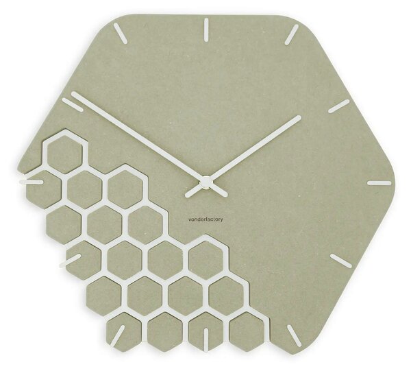 Zidni sat Luxhora Fragmenta Khaki 11 boja kazaljki